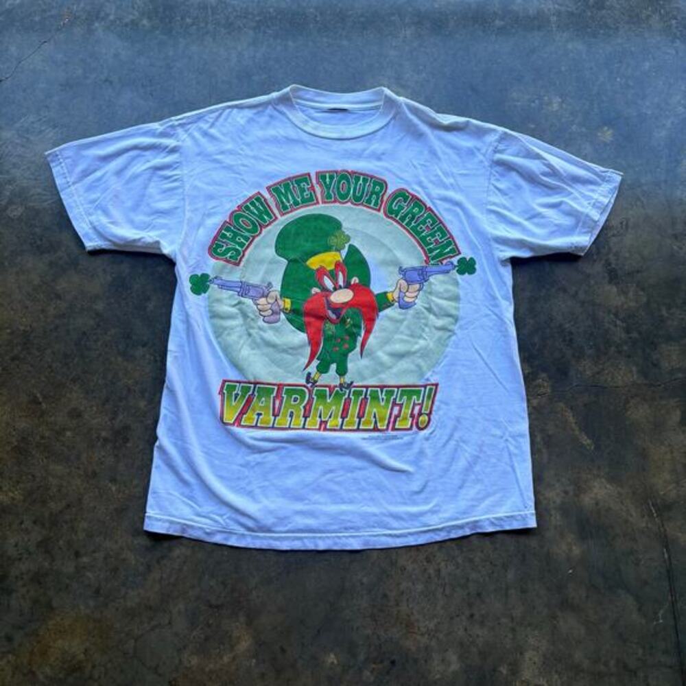 Vintage 90s Yosemite Sam St Patricks Day‎ T-shirt